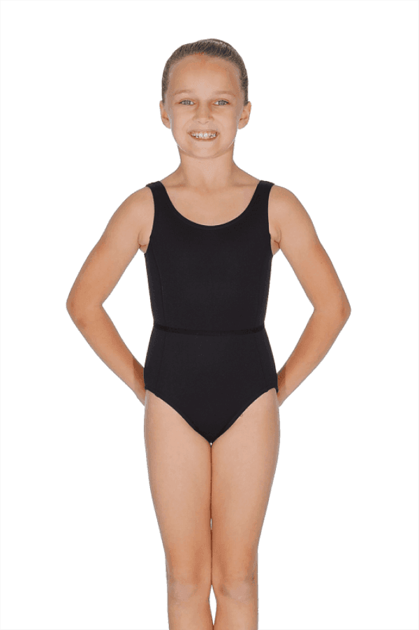 Beatrice Microfiber Leotard - Black