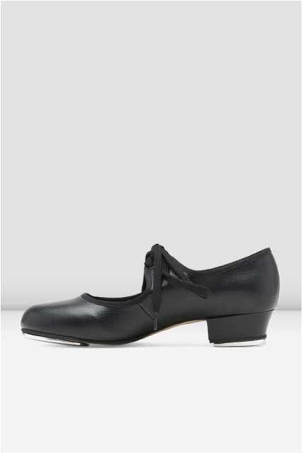 Bloch Timestep S0330GU - Scarpe Da Ballo Per Bambine, Colore Bianco, Pelle PU Con Tacco E Punta