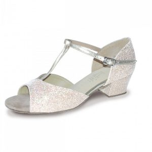 Stacey Girls' Ballroom Shoes - Cuban Heel