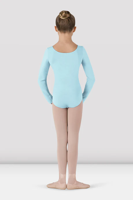 Girls Basic Long Sleeve Leotard - Image 4