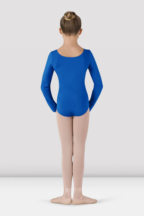 Girls Basic Long Sleeve Leotard - Image 2