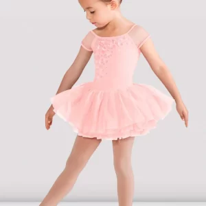 Girls Abelle Mesh Tutu Leotard