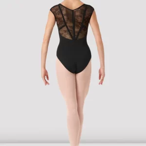 Ladies Hava Floral Lace Leotard