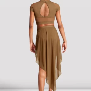 Ladies Hanae Cap Sleeve Crop Top