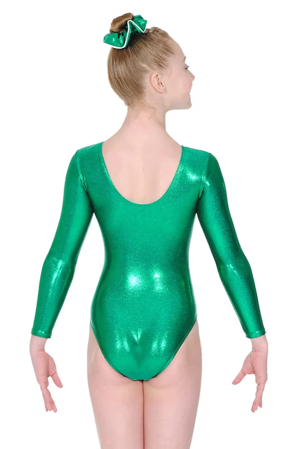 Elegance Long Sleeve Shine Gymnastics Leotard Motif 7 - Image 15