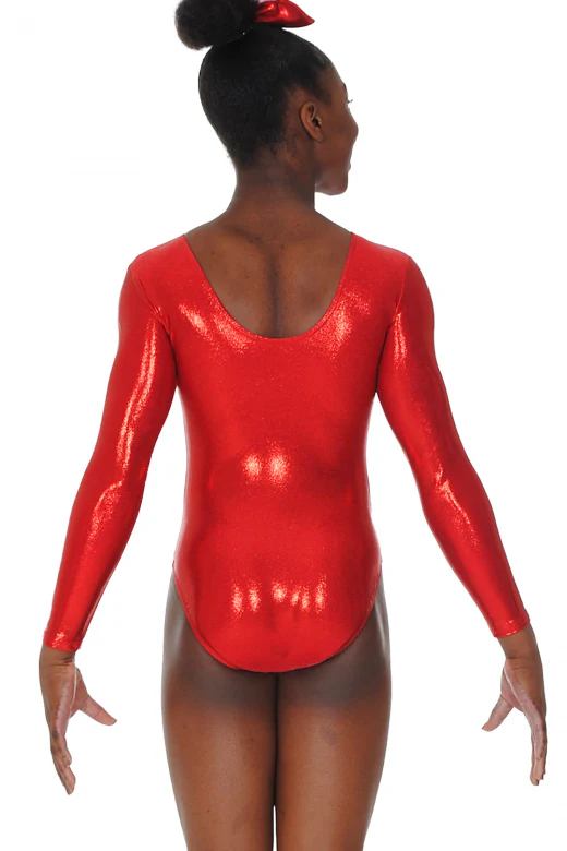 Elegance Long Sleeve Shine Gymnastics Leotard Motif 7 - Image 7