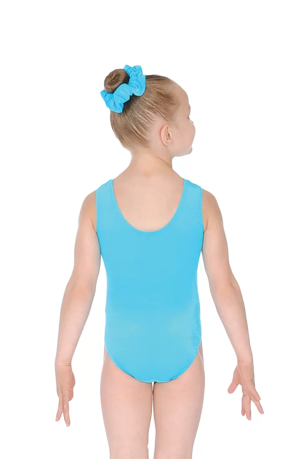 Tiara Crystal Motif Sleeveless Gymnastics Leotard - Image 9