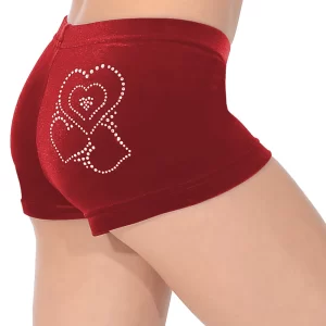 Amour Crystal Motif Hipster Shorties