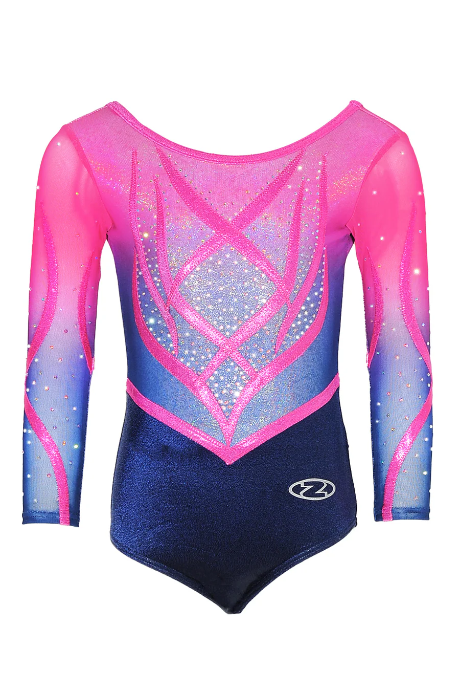 Enchanted Applique & Crystal Long Sleeved Leotard - Image 4