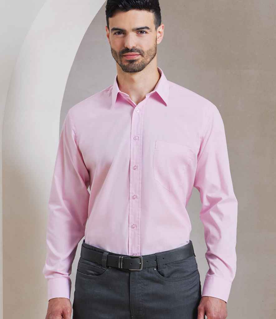 Premier Long Sleeve Poplin Shirt - Image 6