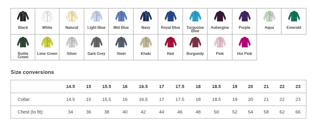 Premier Long Sleeve Poplin Shirt - Image 9
