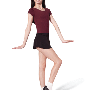 Curved Pull on Skirt