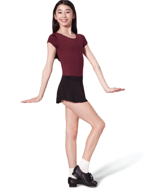 Curved Pull on Skirt