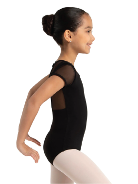 Strawberry Puff Sleeve Keyhole Back Leotard - Image 3