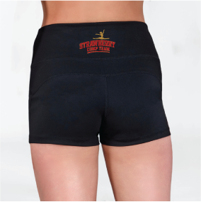 Strawberry Comp Team High Waist Dance Shorts